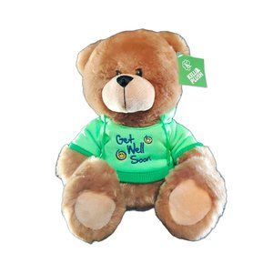 Kelli Plush GET WELL SOON McClure Stuffed Teddy Bear Toy Animal